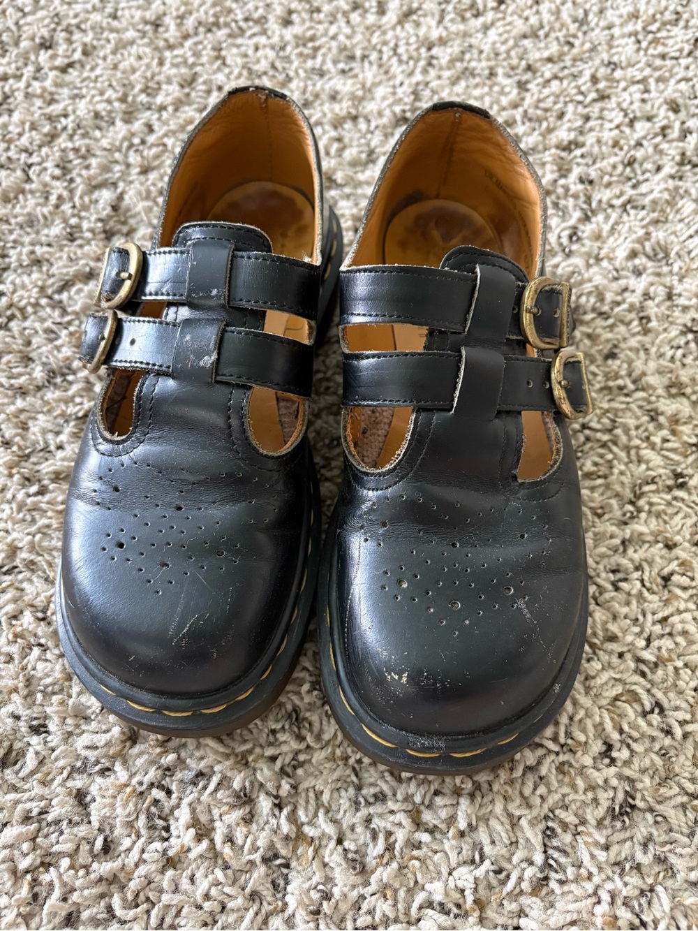 Vintage Dr. Martens 8065 Double-strap Mary Janes